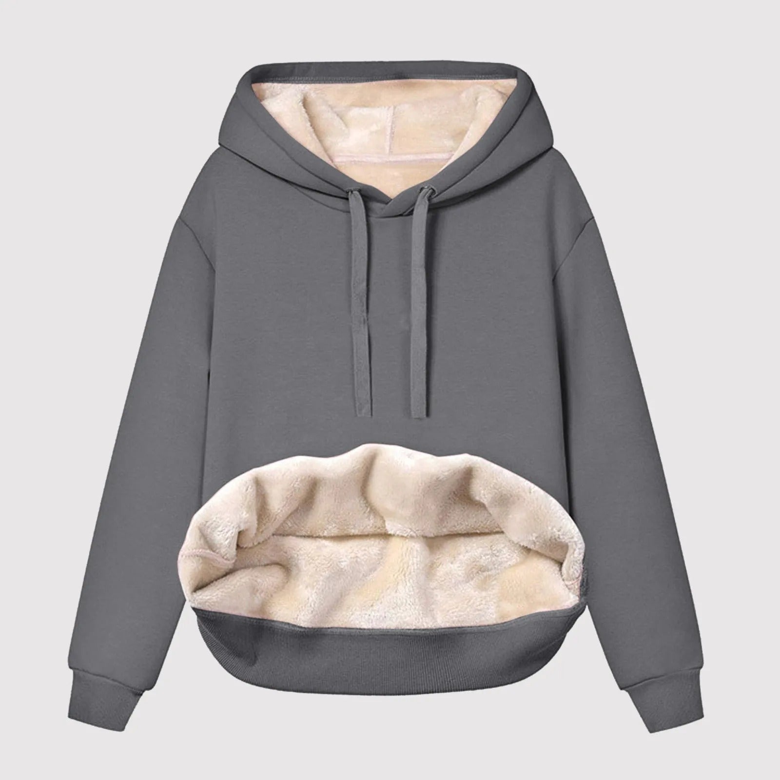 Jennifer - Mjuk och varm fleece hoodie - Tröja - Unisex